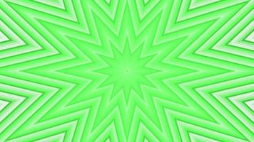 Green bold octagonal star simple flat geometric on white background loop. Starry radio waves endless creative animation. Stars seamless motion graphic backdrop. Astra radar sonar rings design. video