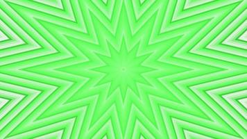 Green bold octagonal star simple flat geometric on white background loop. Starry radio waves endless creative animation. Stars seamless motion graphic backdrop. Astra radar sonar rings design. video