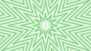 Green octagonal star simple flat geometric on white background loop. Starry radio waves endless creative animation. Stars seamless motion graphic backdrop. Astra radar sonar rings design. video