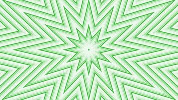 Green octagonal star simple flat geometric on white background loop. Starry radio waves endless creative animation. Stars seamless motion graphic backdrop. Astra radar sonar rings design. video