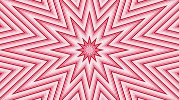 Red octagonal star simple flat geometric on white background loop. Starry radio waves endless creative animation. Stars seamless motion graphic backdrop. Astra radar sonar rings design. video