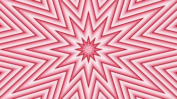 Red octagonal star simple flat geometric on white background loop. Starry radio waves endless creative animation. Stars seamless motion graphic backdrop. Astra radar sonar rings design. video