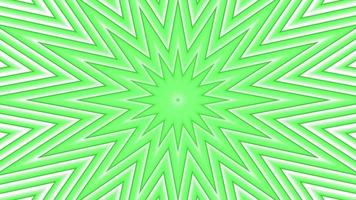 Green bold sixteegonal star simple flat geometric on white background loop. Starry radio waves endless creative animation. Stars seamless motion graphic backdrop. Astra radar sonar rings design. video