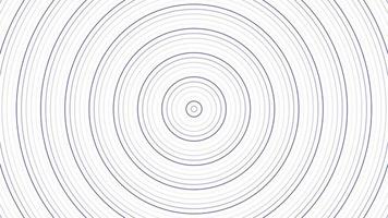 Blue slim circles simple flat geometric on white background loop. Rounds radio waves endless creative animation. Rings seamless motion graphic backdrop. Sphere radar sonar design. video