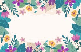 Spring Border Background vector