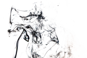 Smoke effect texture. Transparent background. Isolated. Smokey and mistic effect. Spirit wave. PNG image.