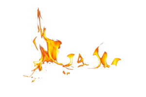 Fire flame texture. Burning material backdrop. Burn effect pattern. Blaze and torch wallpaper. Transparent background. png