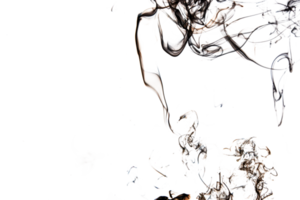Smoke effect texture. Transparent background. Isolated. Smokey and mistic effect. Spirit wave. PNG image.