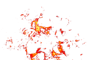 brand vlam textuur. brandend materiaal achtergrond. brandwond effect patroon. uitbarsten en fakkel behang. transparant achtergrond. png