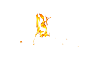 Fire flame texture. Burning material backdrop. Burn effect pattern. Blaze and torch wallpaper. Transparent background. png