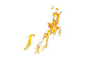 Fire flame texture. Burning material backdrop. Burn effect pattern. Blaze and torch wallpaper. Transparent background. png