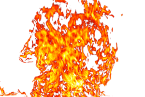 Fire flame texture. Burning material backdrop. Burn effect pattern. Blaze and torch wallpaper. Transparent background. png