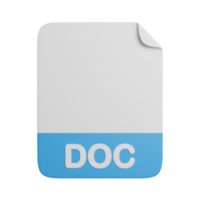 DOC Document File Extension png