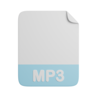 MP3 Document File Extension png