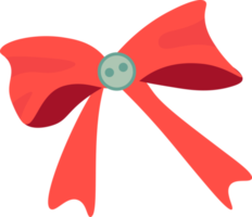 red festive bow on a festive box png