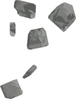 Stones. Several stones illustration. png