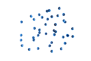 Blue dots confetti, Blue sparkle decoration cutout, Png file