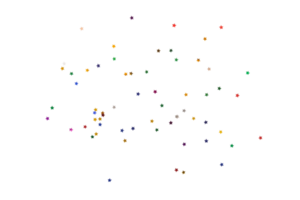 Colorful star confetti, Colorful stars sparkle decoration cutout, Png file