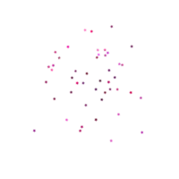 confettis d'étoiles violettes, découpe de décoration scintillante d'étoiles violettes, fichier png