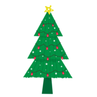 weihnachtlich geschmückter Baum png