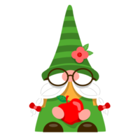 Cut gnomes graphic design png