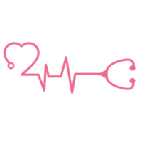 Heart pulse Cardiogram line  Heartbeat png