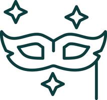 diseño de icono de vector de mascarada