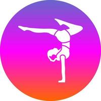 Acrobatic Vector Icon Design