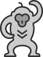 Monkey Vector Icon Design