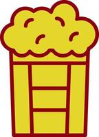 Popcorn Vector Icon Design