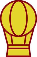 Hot Air Balloon Vector Icon Design