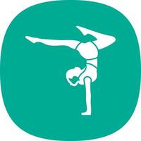 Acrobatic Vector Icon Design