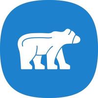 diseño de icono de vector de oso