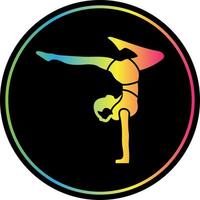 Acrobatic Vector Icon Design