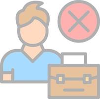 Unemployed Vector Icon Design