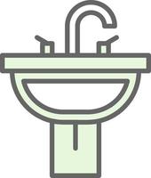 diseño de icono de vector de baño