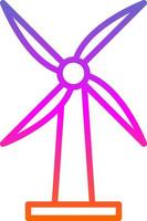Windmill Vector Icon Design