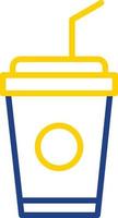 Plastic Cup Vector Icon Design