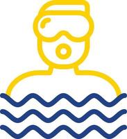 Diver Vector Icon Design