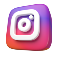 instagram 3d icon png