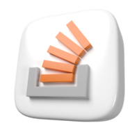 Stack Overflow 3d Icon png