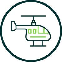 Helicopter Vector Icon Design