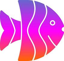 Angelfish Vector Icon Design