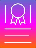 Certification Vector Icon Design