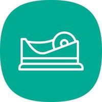 Tape Dispenser Vector Icon Design