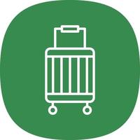 Baggage Vector Icon Design