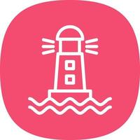 Lighthouse Vector Icon Design