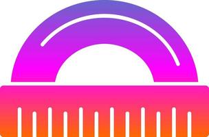 Protractor Vector Icon Design