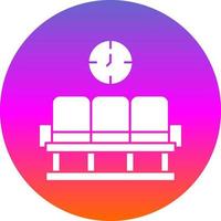 Waiting Area Vector Icon Design