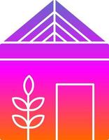 Greenhouse Vector Icon Design